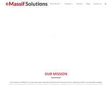 Tablet Screenshot of massifsolutions.com